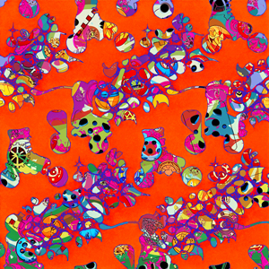 Red Floral Skates thumbnail